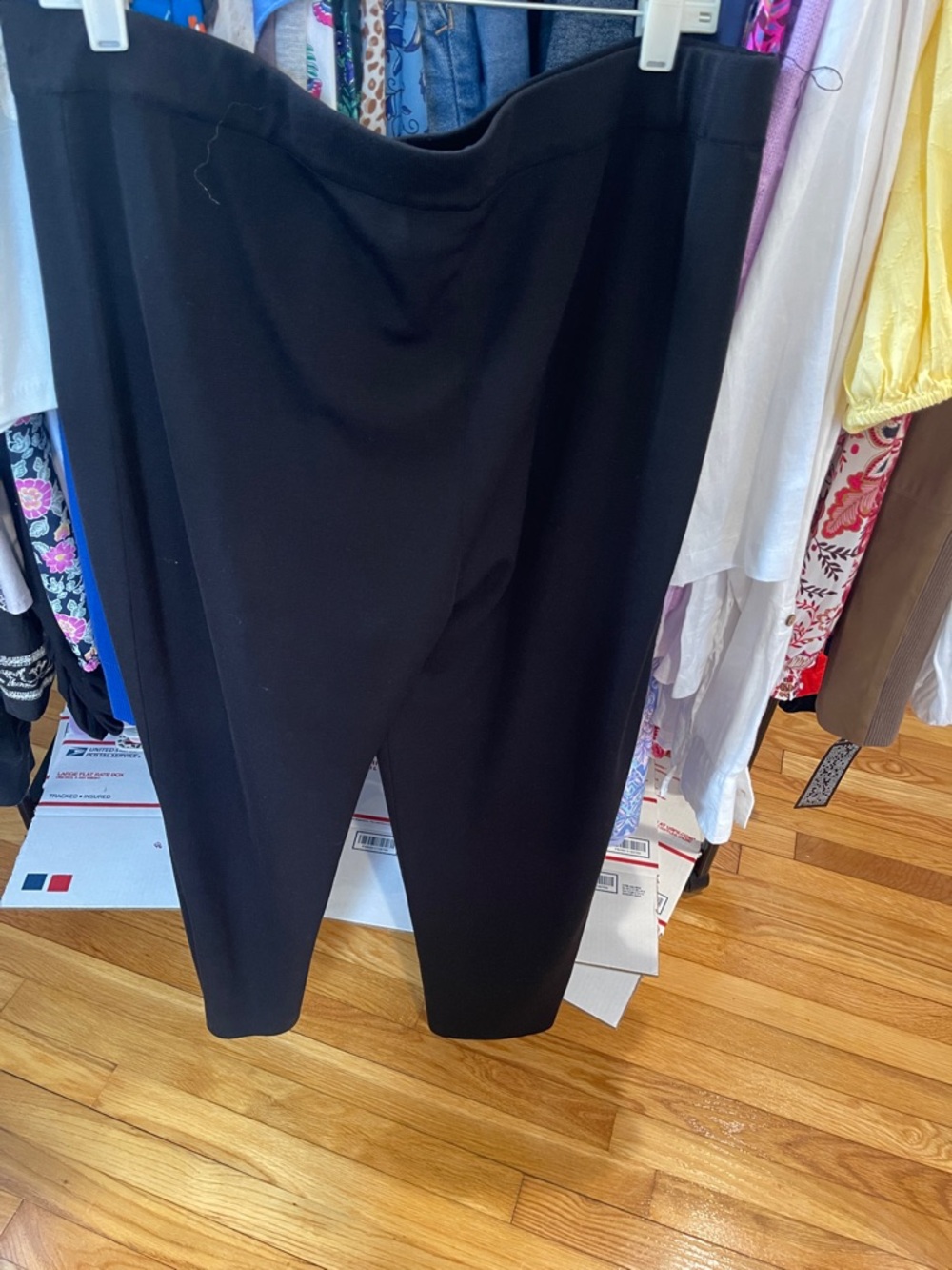 Misook Black Women's Ponte Knit Pants